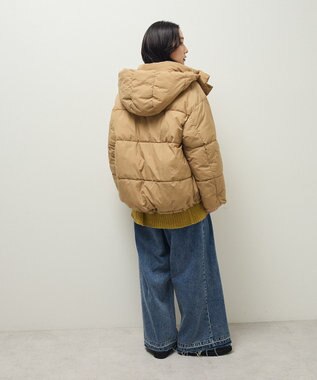 Green Parks ライトファイバーフーディブルゾン Beige