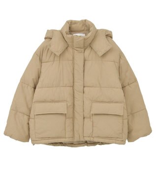 Green Parks ライトファイバーフーディブルゾン Beige