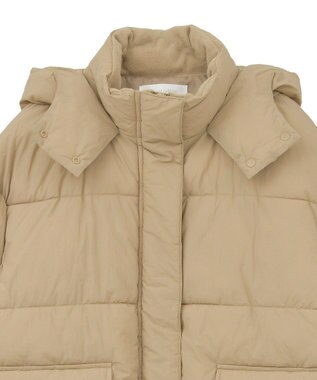 Green Parks ライトファイバーフーディブルゾン Beige