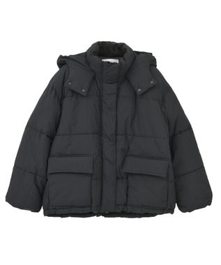 Green Parks ライトファイバーフーディブルゾン Black