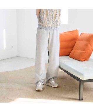 MODE ET JACOMO <carino>グリッター厚底スニーカー ライトグレー