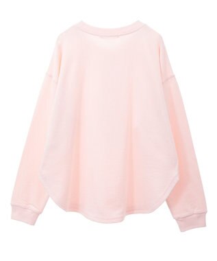 AMERICAN HOLIC ヘンリーネックラウンドミニ裏毛プルオーバー Light Pink