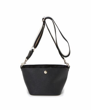 TOPKAPI 【Breath TOPKAPI】SCOTCH GRAIN スコッチグレイン プレーン 2トーンテープ ショルダー バッグ ブラック