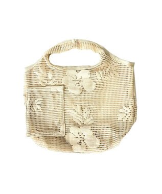 ROOTOTE 1089【洗濯可能】SC.ルーショッパーミニ.レース-A 02：キナリ