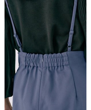 earth music&ecology ビット付きサロペット Blue