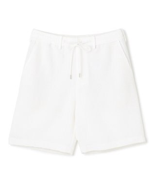 JOSEPH HOMME 【オリジナル素材】 ライトタックジャージー ドロスト付ショートパンツ / BERMUDA ホワイト系