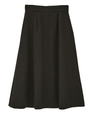 YECCA VECCA メルトンジャージーAラインスカート Brown