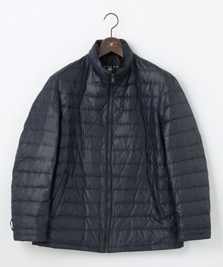 JOSEPH ABBOUD 【3WAY/撥水/INフード/ダウンライナー付】3ハイカウントツイル×パウダータフタ ダウン コート ブラック系