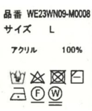 WEGO モヘアライク総柄BIGプルオーバー 柄1