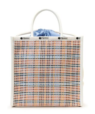 LeSportsac WOVEN MED DRAWST TOTE/マルチメッシュサンド マルチメッシュサンド