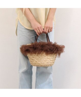 UNBILLION カカトゥ kakatoo / チュールフリンジカゴバッグ