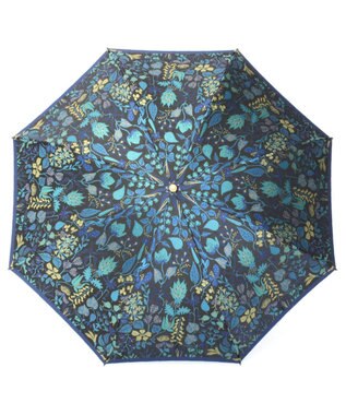 槇田商店 Stig Lindberg HERBARIUM ブルー 折りたたみ傘 ブルー