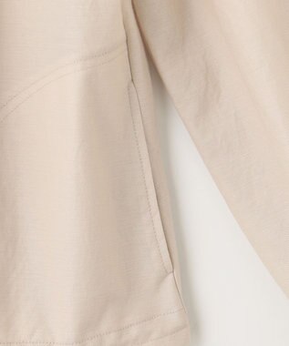 ANY SIS 【洗える】シアーライト ブルゾン ベージュ