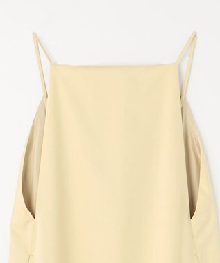 NAVE 【Nave・洗える/撥水加工/ストレッチ素材】ライトタフタ  キャミドレス ライトイエロー系