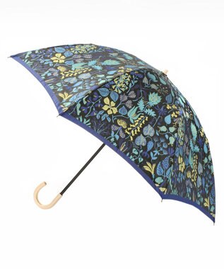 槇田商店 Stig Lindberg HERBARIUM ブルー 折りたたみ傘 ブルー