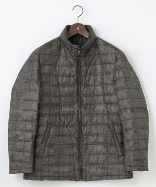 JOSEPH ABBOUD 【3WAY/撥水/INフード/ダウンライナー付】3ハイカウントツイル×パウダータフタ ダウン コート ダークブラウン系