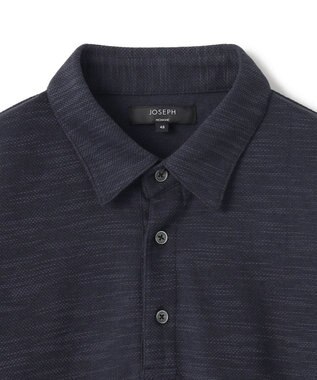 JOSEPH HOMME 【WEB・一部店舗限定】プリペラカノコジャージー　ポロシャツ ネイビー系