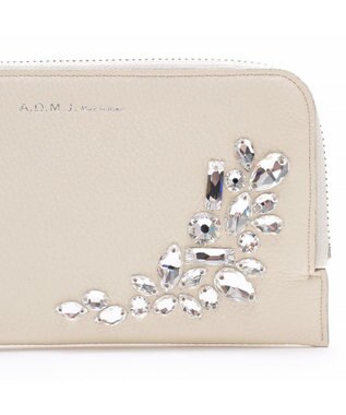 A.D.M.J. 【牛革】モーツァルト/スワロフスキー・クリスタル付オーガナイザーパース MOON