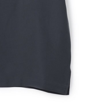 UNFILO MENS ダブルクロス ポロシャツ ブルーグレー