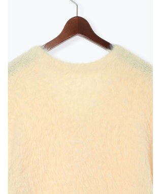 Te chichi シャギーVネックカーディガン イエロー