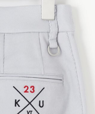 23区GOLF 【WOMEN】【ストレッチ】ハイパワーストレッチカルゼパンツ ライトグレー系