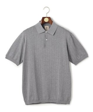 J.PRESS MEN シルクコットン ニットポロシャツ