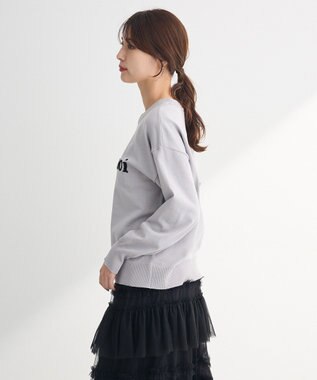 Green Parks さがら刺繍ロゴニットプルオーバー Gray