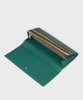 Paul Smith スワールカットカードレイヤー 長財布 ブルーグリーン