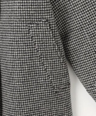 J.PRESS LADIES S チェックビーバー Pコート ブラックチェック系