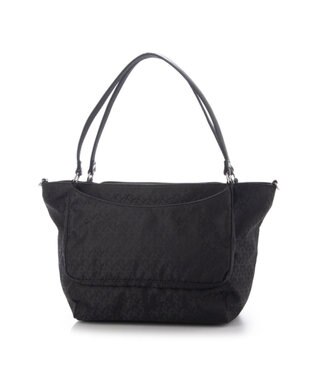 Y'SACCS ポーチ付きモノグラム2WAYトート ブラック