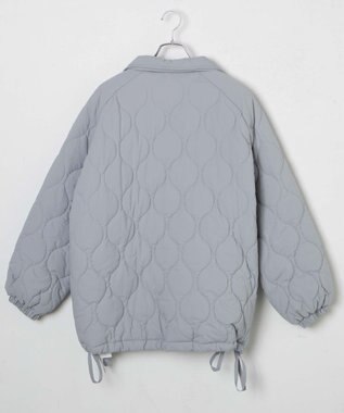 WEGO キルティングブルゾン ライトグレー