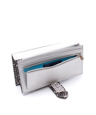 ADMJ スネークレザー/スワロ付ガマグチロングウォレット スネークレザー/スワロ付ロングウォレット | A.D.M.J.公式オンラインストア