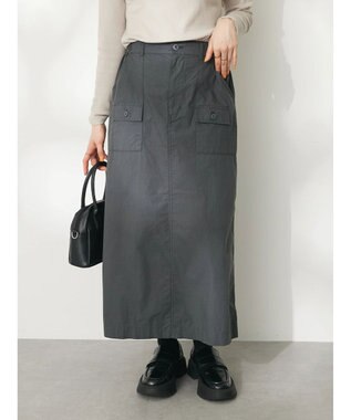 CRAFT STANDARD BOUTIQUE デザインポケットワークスカート Charcoal Gray