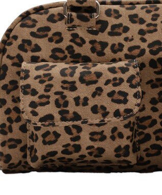 WEGO チャーム付きチェーンボストンバッグ ベージュ