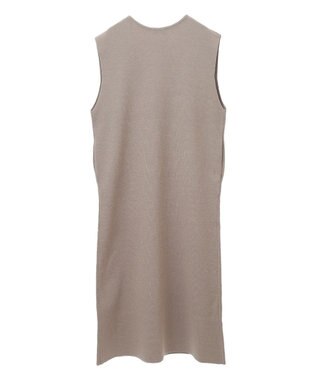 earth music&ecology Ｓｅｔ２点ハイネックプルオーバー＋ニットワンピース Gray Beige