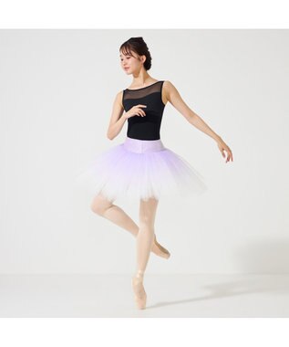 Chacott ノースリーブレオタード ブラック