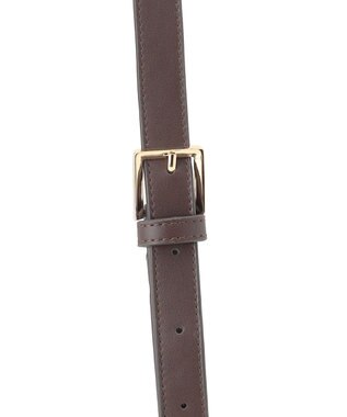 23区 【Oggi8月号掲載】クリア ミニ ショルダーバッグ ダークブラウン系