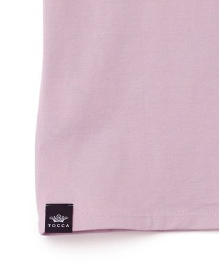 TOCCA 【洗える！】TOCCA PATCHWORK LOGO TEE Tシャツ ピンク系