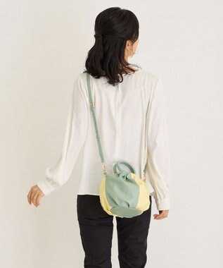 ROOTOTE 0655【直営店限定】ベビールー.クランプリー.2トーン-A 01：ミントイエロー