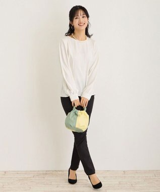 ROOTOTE 0655【直営店限定】ベビールー.クランプリー.2トーン-A 01：ミントイエロー