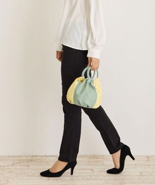 ROOTOTE 0655【直営店限定】ベビールー.クランプリー.2トーン-A 01：ミントイエロー