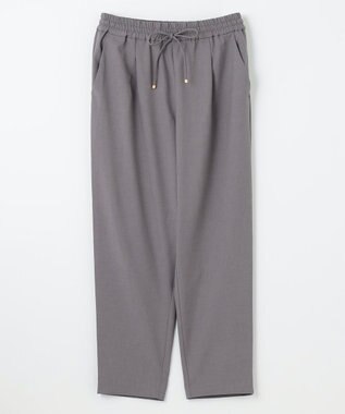 ANY 【洗濯機可/接触冷感/UVケア】イージーケアライトストレッチテーパードパンツ グレー