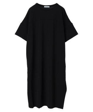 AMERICAN HOLIC 接触冷感カットジョーゼットボックスワンピース Black