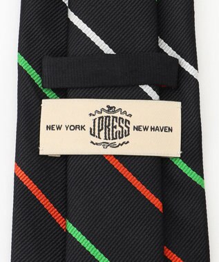 J.PRESS MEN 【定番】オーセンティック レジメンタル ネクタイ ブラック系2