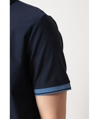 DAKS ダブルカラー スポーティーポロ ネイビー
