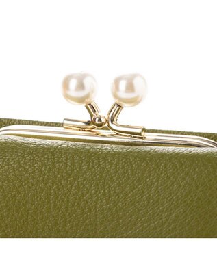 UNBILLION ペルケ perche / アクリル玉三つ折りミニサイフ OL