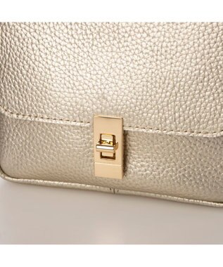 UNBILLION ペルケ perche / 7ポケットレザーポシェット ゴールド