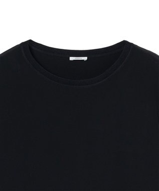 JOSEPH 【FOUNDATIONS】クレープ ド ソワ　シルクTシャツ NEW RUBIN Black