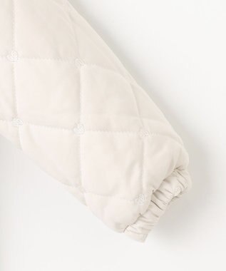 ANY KIDS ハートキルティングブルゾン ミルキーベージュ