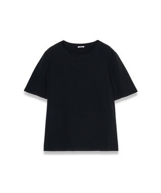 JOSEPH 【FOUNDATIONS】クレープ ド ソワ　シルクTシャツ NEW RUBIN Black
